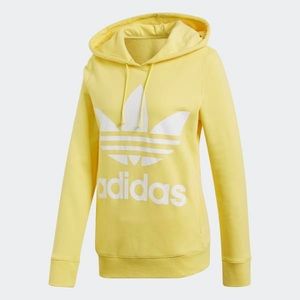 Yellow adidas hoodie size xs